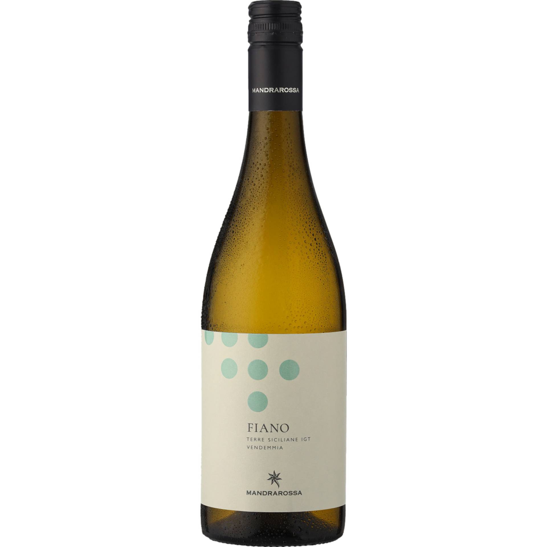 Mandrarossa Fiano Bianco Bio, Sicilia DOC, Sizilien, 2022, Weißwein von Cantine Settesoli s.c.a. - SS115, 92013 Menfi AG, Italien