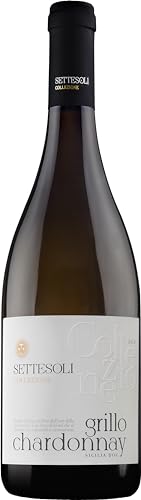 Settesoli Grillo Chardonnay vegan – Trockene fruchtige Weißwein Cuvee aus Sizilien (1 x 0,75L) von Cantine Settesoli