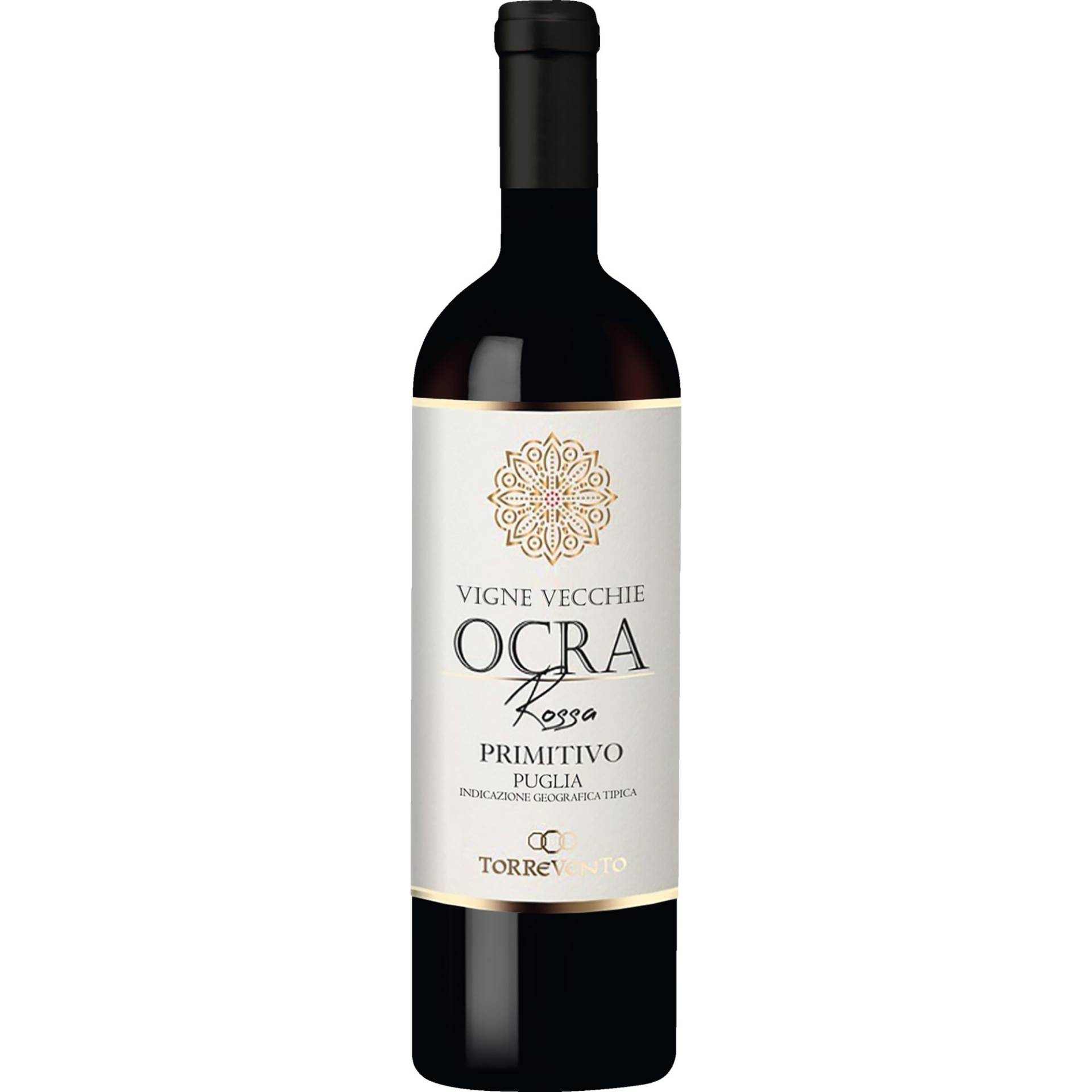 Ocra Primitivo Vigne Vecchie, Puglia  IGT, Apulien, 2020, Rotwein von Cantine Torrevento SRL , Corato - Italia