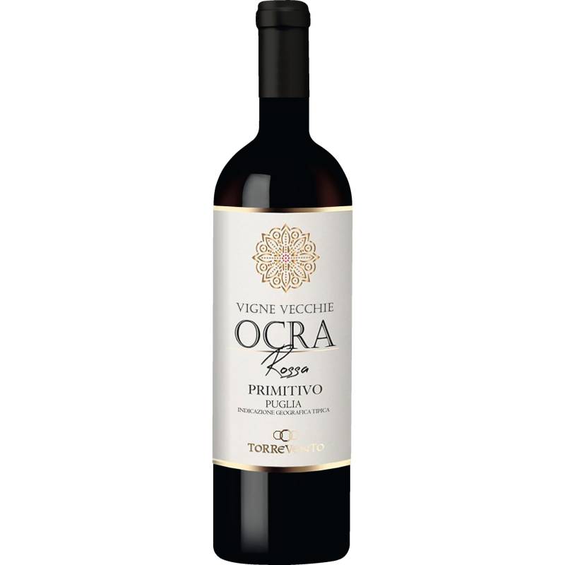 Ocra Primitivo Vigne Vecchie, Puglia  IGT, Apulien, 2020, Rotwein von Cantine Torrevento SRL , Corato - Italia