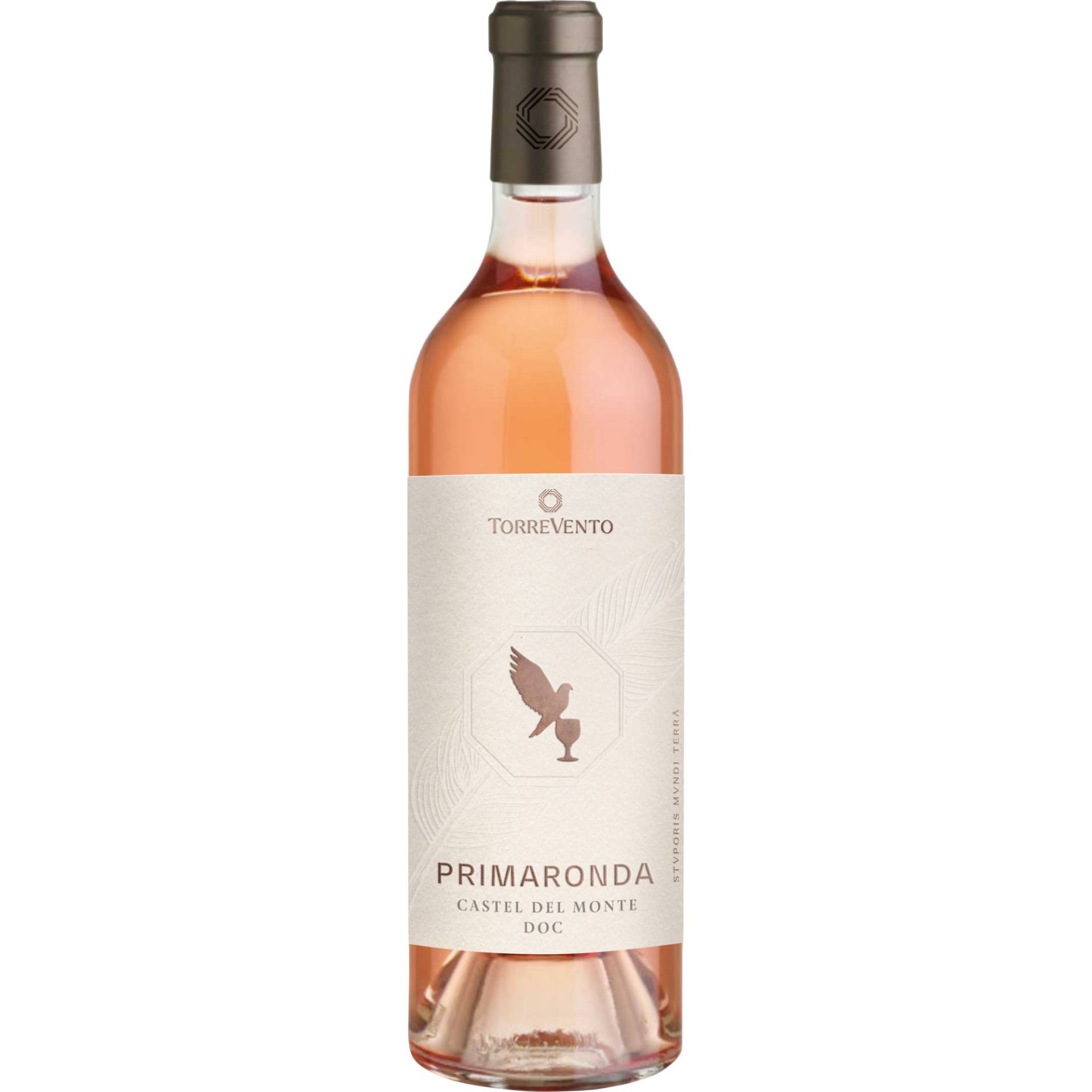 Primaronda Rosato, Castel del Monte DOC, Apulien, 2023, Roséwein von Cantine Torrevento s.r.l. - Corato - Italia