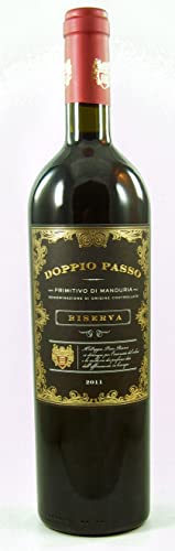 6 x Doppio Passo Primitivo di Manduria Riserva DOC 2021 von Cantine Volpi Vorteilspack (6x0,75l), trockener Rotwein aus Apulien von Cantine Volpi