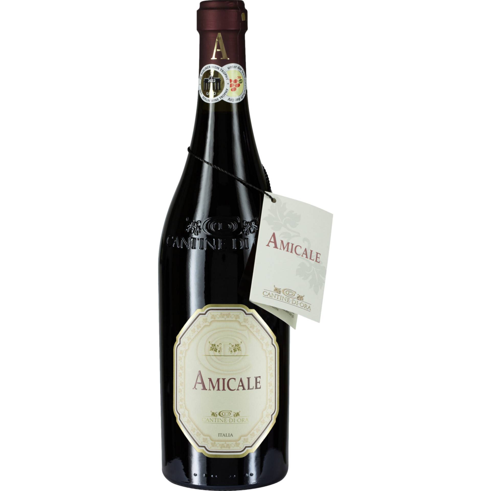 Amicale Rosso, Veneto IGT, Venetien, 2020, Rotwein von Cantine di Ora, Via Stazione 43, I - 39040 Ora