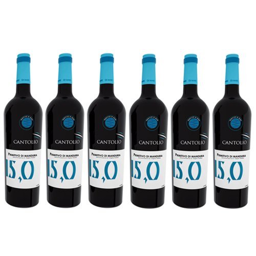 6x Cantolio Primitivo di Manduria '15 DI MARE' DOP, 750 ml von Cantolio Manduria S.C.A.