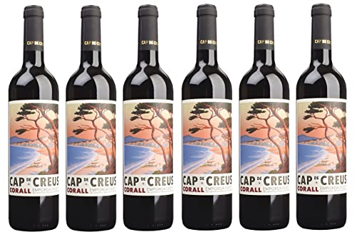 6x 0,75l - 2019er - Cap de Creus - Corall - Empordà D.O.P. - Spanien - Rotwein trocken von Cap de Creus