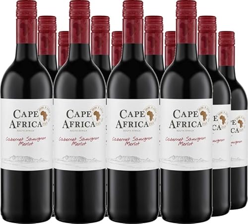 Cape Africa 12er Vorteilspaket Cabernet Sauvignon Merlot 2022 (12 x 0.75 l) von Cape Africa