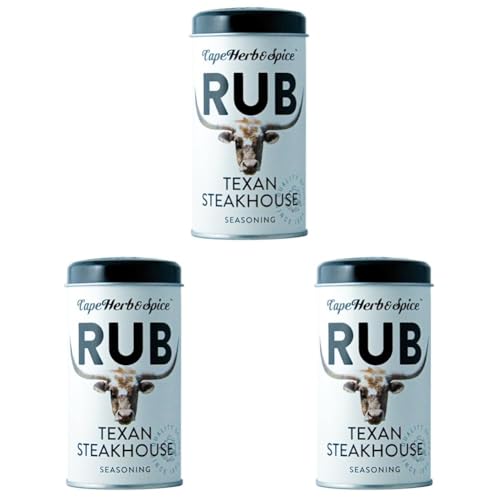 Cape Herb Rub Texan Steakhouse 100g (Packung mit 3) von Cape Herb & Spice