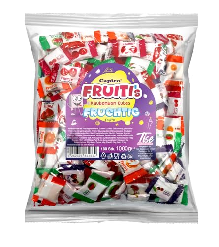 Capico Fruitis Kaubonbon Cubes 1000g (ca. 182 Stk.) von Capico