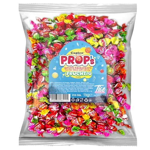 Capico Props, fruchtig gefüllte Kaubonbons, 1000g ca. 210 Stück von Capico