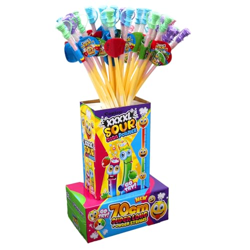 Capico XXXL Sour Soda Powder Pulversticks 70cm (32x40g) 1280g von Capico