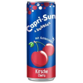 Capri -Sun Bubbles Kirsche 12x0,33l Dosen Tray (Versand NUR nach Österreich) von Capri-Sun