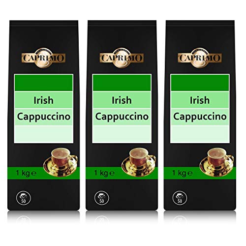 3x Caprimo Irish Cappuccino Kakaogetränkepulver 1 kg - Aromatisiertes Instant von Caprimo