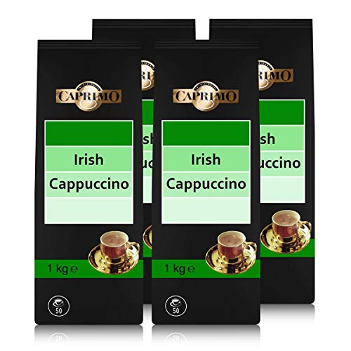 4x Caprimo Irish Cappuccino Kakaogetränkepulver 1 kg - Aromatisiertes Instant von Caprimo