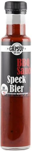 Capsup - BBQ Sauce Speck Bier, Barbecue Sauce 250ml/270g von Capsup