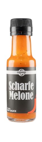 Capsup's Scharfe Melone Hot Sauce, 100ml, 100g, plant-based, einzigartige Melonen-Habanero-Kombination, scharfe Chilisauce von Capsup