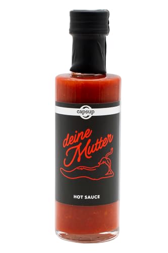 Capsup's Deine Mutter 100ml / 100g | Extrem Scharfe Chilisauce mit Carolina Reaper & Trinidad Scorpion | Hot Sauce von Capsup