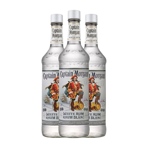 Rum Captain Morgan White 1 L (Karton mit 3 Flaschen von 1 L) von Captain Morgan Rum Company