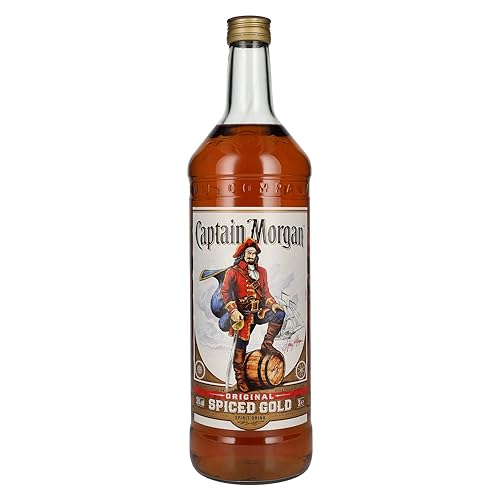 Captain Morgan Original Spiced Gold | Blended Rum | Karibischer Geschmack | 35% vol | 3000ml Einzelflasche | von Captain Morgan