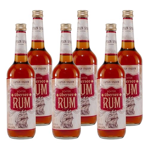 Captain Sparrow Übersee Rum 40% (6 x 0,7L) von Captain Sparrow