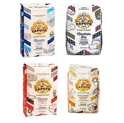 Farina Molino Caputo Testpaket test set Napoli Pizzamehl Pizza Mehl 4 x 1kg von Antimo Caputo