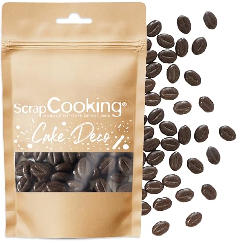 ScrapCooking - Grains de Café au Chocolat Noir 80 g - Décorations Alimentaires - Déco à Croquer pour Gâteaux, Bûches Pâtisseries, Café - Sprinkles - 7461 von ScrapCooking