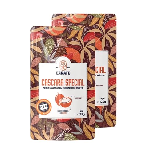 2x 125g Caraté Cascara Special | Cascara Koffein Tee, Energy Tea, Qishr, natürlich, nachhaltig von Caraté