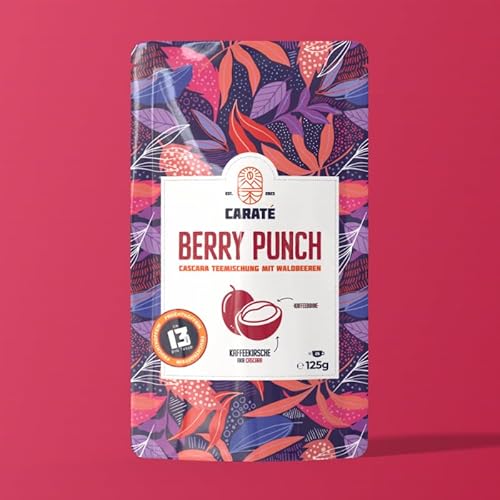 Caraté Cascara Berry Punch | Cascara Koffein Tee mit Waldfrüchten, Energy Tea, natürlich, nachhaltig von Caraté