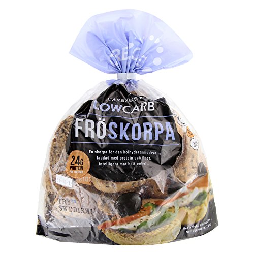 Low Carb® Knäckebrot 250g (pack of 2) - 2 carbs per Kruste - Diabetikerfreundlich - Keto von CarbZone