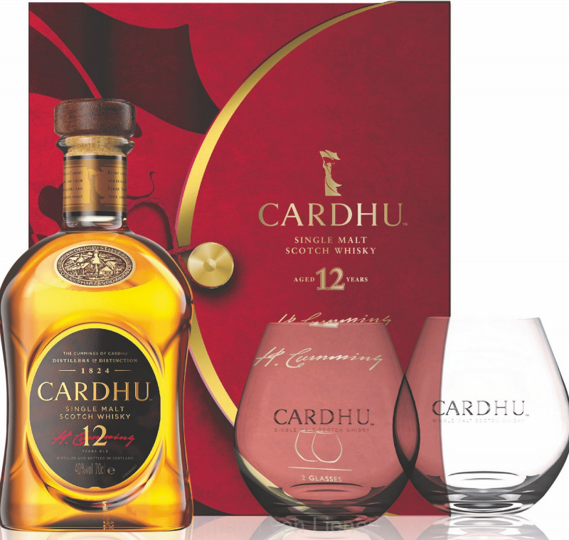 Cardhu 12 Jahre Geschenkset mit 2 Gläsern 0,7 Ltr 40% von Cardhu