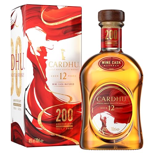 Cardhu 12 Years Old 200th Anniversary Wine Cask Limited Edition 40% Vol. 0,7l in Geschenkbox von Cardhu