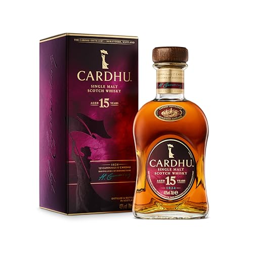 Cardhu 15 Jahre | Single Malt Scotch Whisky | mit Geschenkverpackung | handverlesen aus der schottischen Speyside | 40% vol | 700ml Einzelflasche | von Cardhu