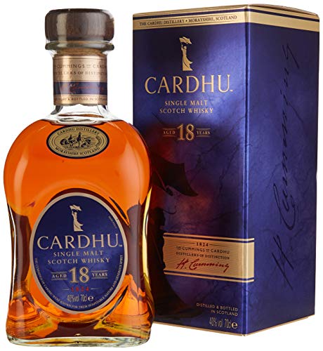 Cardhu 18 Jahre Single Malt Scotch Whisky, 700ml von Cardhu