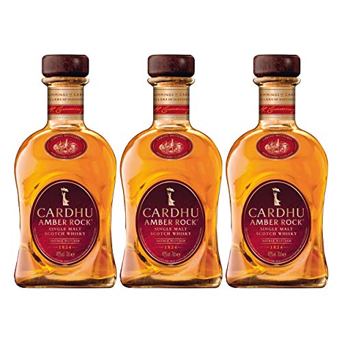 Cardhu Amber Rock, 3er, Single Malt, Whisky, Scotch, Alkohol, Alokoholgetränk, Flasche, 40%, 700 ml, 715395 von Cardhu