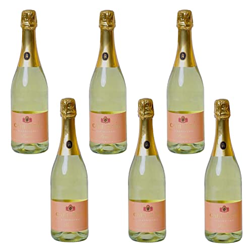 Peach Schaumwein alkoholfrei Sekt Carl Jung mit MHD 750ml - 6 Stk von Carl Jung