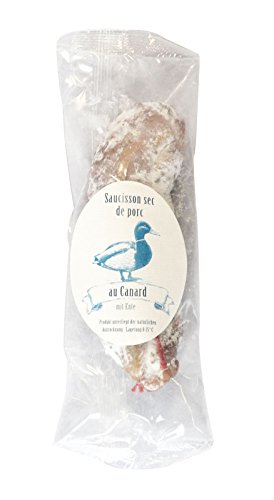 150g Feine Salami mit Ente aus Frankreich/Saucisson de Porc au Canard, luftgetrocknete Entensalami von Carlant