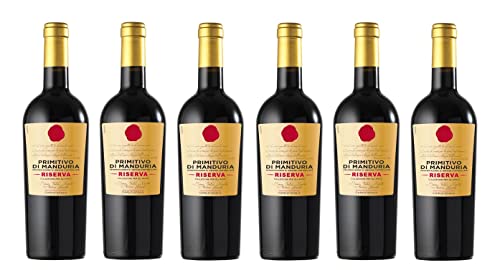 6x 0,75l - 2019er - Carlo Scala - Primitivo di Manduria Riserva D.O.P. - Apulien - Italien - Rotwein trocken von Carlo Scala