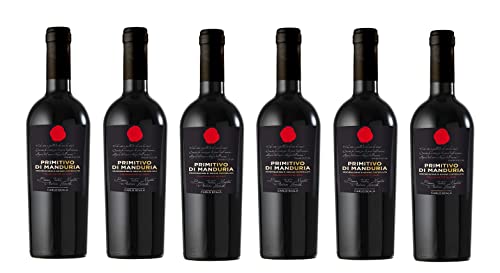 6x 0,75l - 2022er - Carlo Scala - Primitivo di Manduria D.O.P. - Apulien - Italien - Rotwein trocken von Carlo Scala