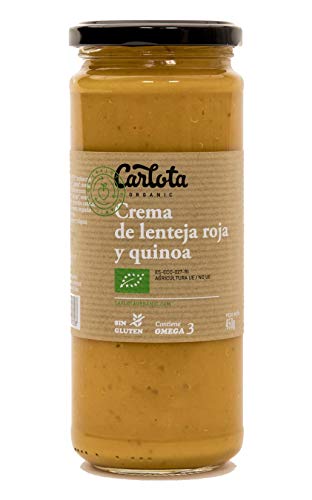 Carlota Organic Crema De Lenteja Roja y Quinoa 450g von Carlota Organic