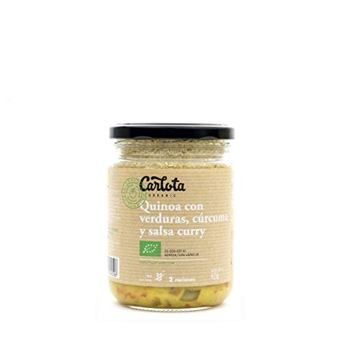 Carlota Organic Quinoa Verduras Curcuma y Curry 425g von Carlota Organic