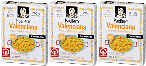 Carmencita Paella Gewürz Für Traditionelle Paella Valenciana 12 gr. - [Pack 3] von Carmencita