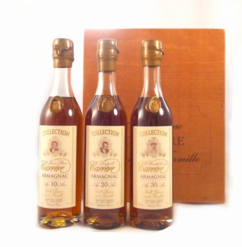 60 Year Old Carrere 'Secret de Famille 'Bas Armagnac 60 Year Old (3 X 20cl) in einer Original Geschenkbox, 3 x 200ml von Carrere 'Secret Famille