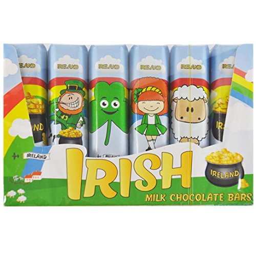 6 Pack Irish Milk Chocolate Bars von Carrolls Irish Gifts