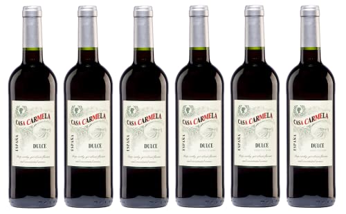 6x 0,75l - 2022er - Casa Carmela - Tinto - dulce - Yecla D.O.P. - Spanien - Rotwein süß von Casa Carmela