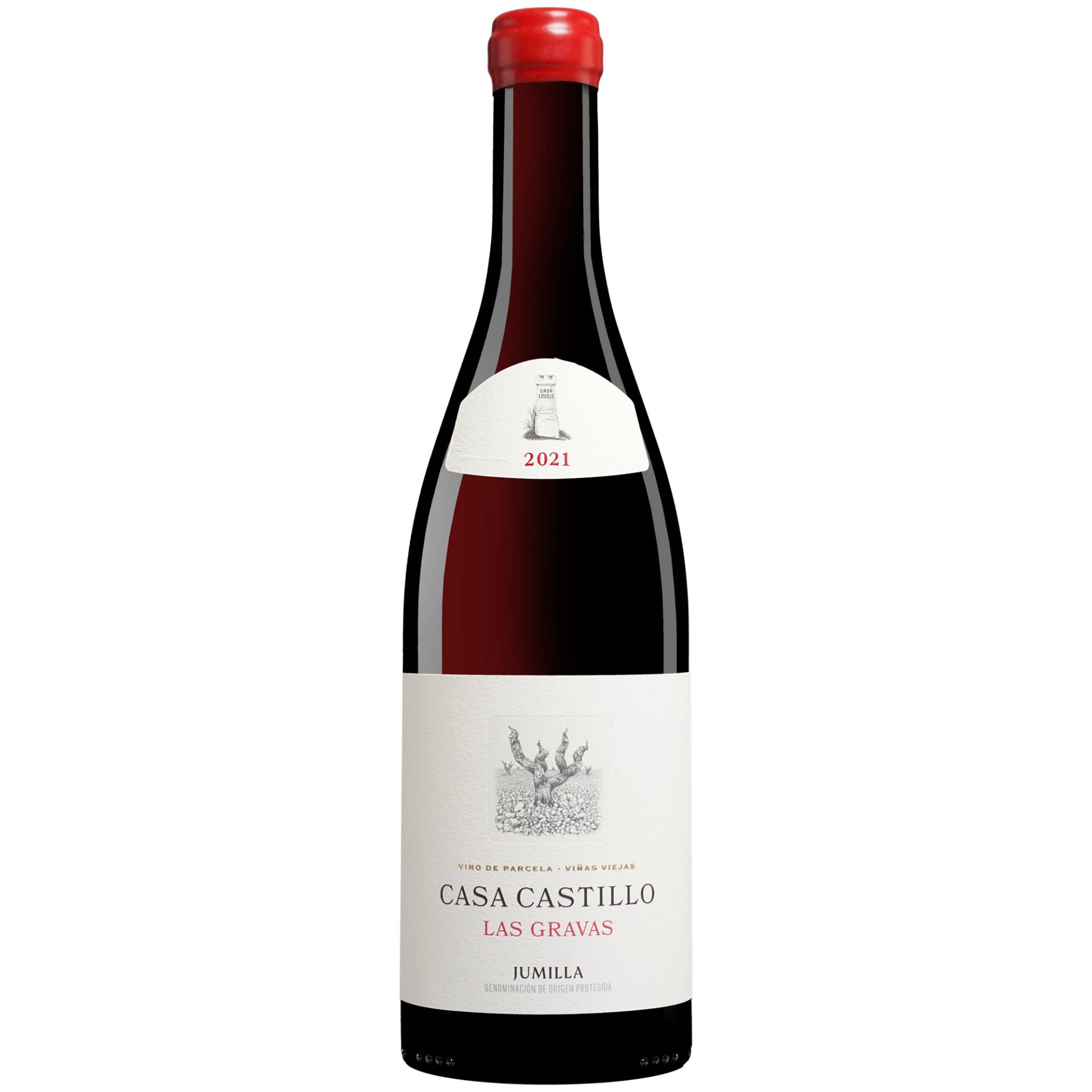 Casa Castillo »Las Gravas« 2021  0.75L 15% Vol. Rotwein Trocken aus Spanien von Casa Castillo Propiedad Vitícola