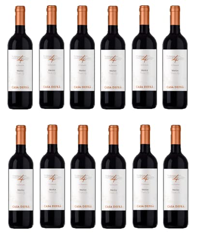 12x 0,75l - 2023er - Casa Defrà - 4 Generazioni - Merlot - I.G.P. - Italien - Rotwein trocken von Casa Defrà