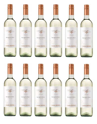 12x 0,75l - 2023er - Casa Defrà - 4 Generazioni - Sauvignon Blanc - I.G.P. - Italien - Weißwein trocken von Casa Defrà