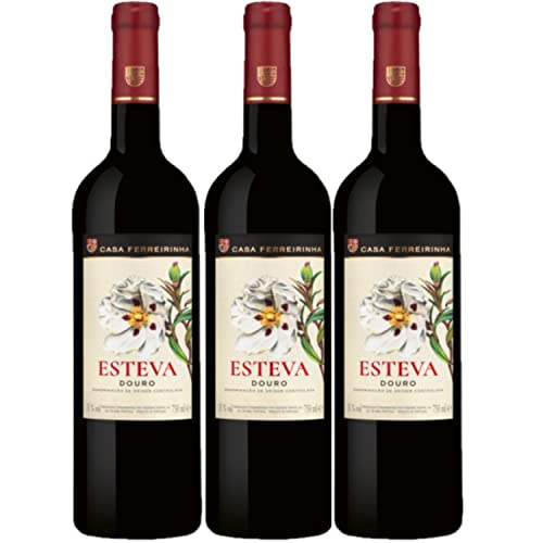 Casa Ferreirinha Esteva Douro Rotwein portugisischer Wein trocken DOP Portugal I Versanel Paket (3 x 0,75l) von Casa Ferreirinha