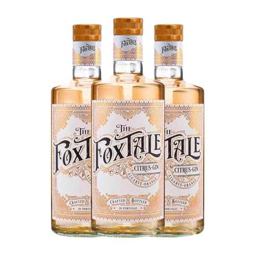 Gin Casa Redondo The Foxtale Citrus Gin Portugal 70 cl (Schachtel mit 3 Flaschen von 70 cl) von Casa Redondo