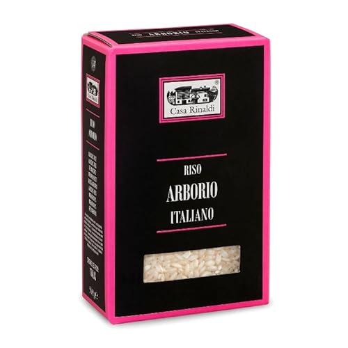 Casa Rinaldi - Arborio-Reis, Großkörnig, Ideal für erste Gänge wie Risotto und Reissalate, Neutraler Geschmack, 1-kg-Packung von Casa Rinaldi