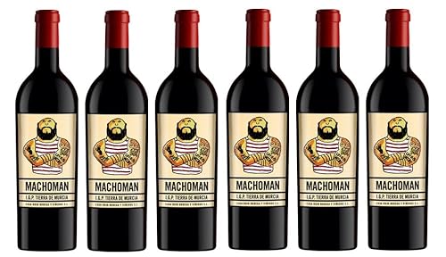 6x 0,75l - 2021er - Casa Rojo - Machoman - Monastrell - Tierra de Murcia I.G.P. - Spanien - Rotwein trocken von Casa Rojo